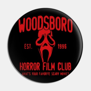 Woodsboro Horror Film Pin