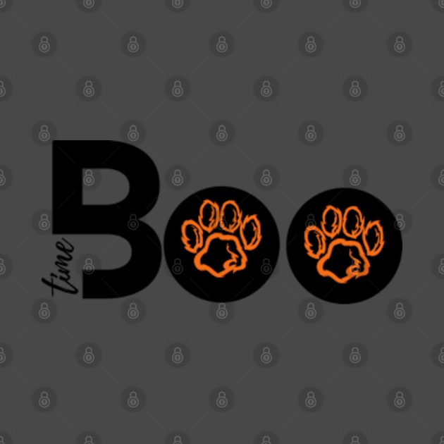 halloween dog paw boo by soft and timeless