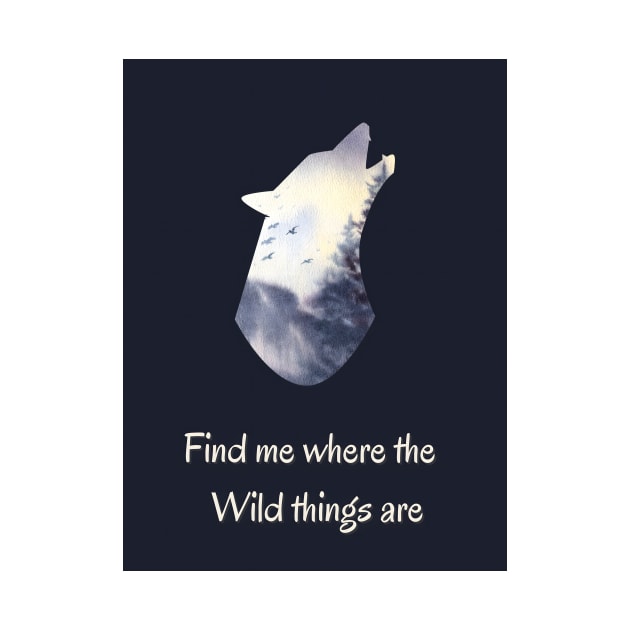 Wildlife nature - Inspirational quote for Nature lovers and travelers 0 by redwitchart