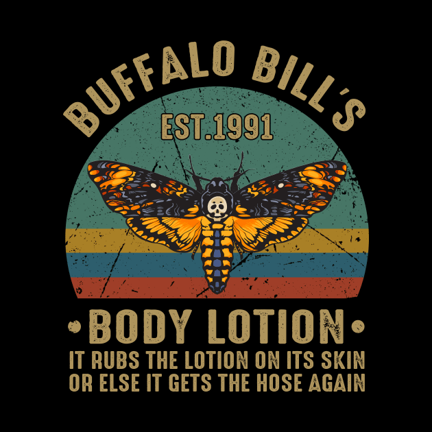 The Silence9 The Silence of the Lambs Buffalo Billis Est1991 Body Lotion It Rubs The Lotion On Its Skin by Crazy Cat Style