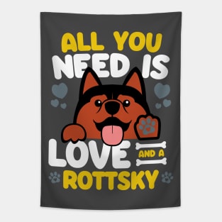 All You Need Is Love And A Rottsky Tapestry