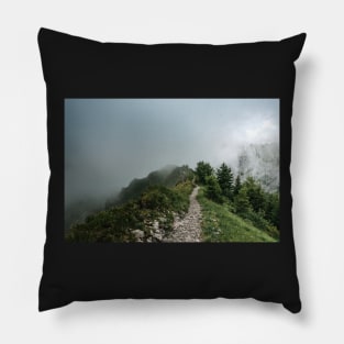 Way through the Fog – Landscape Photography Pillow