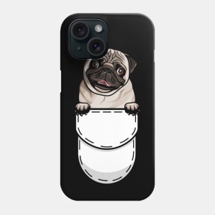 Pug Pocket Dog Phone Case