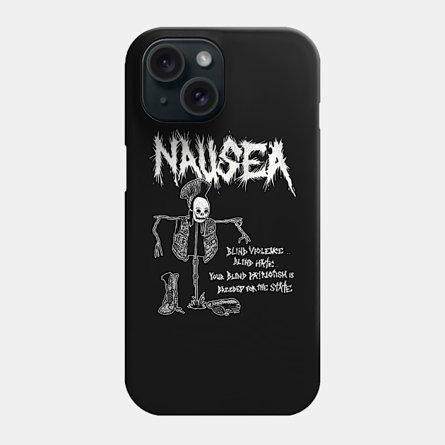 Nausea -- Blind Patriotism Phone Case by darklordpug