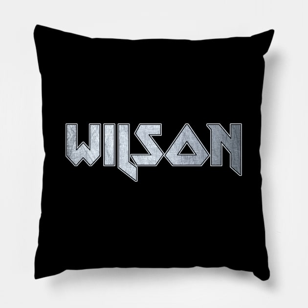 Heavy metal Wilson Pillow by KubikoBakhar