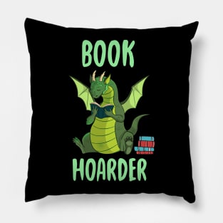 Book Hoarder Dragon Pillow