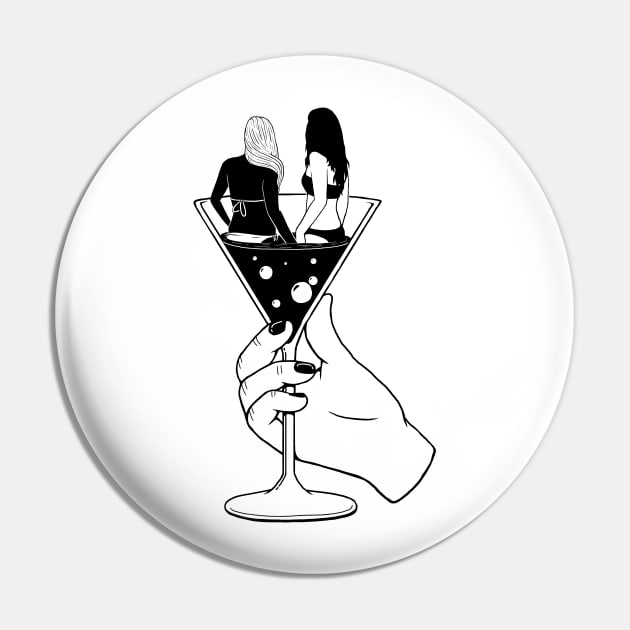 Cocktail Girls Pin by Woah_Jonny