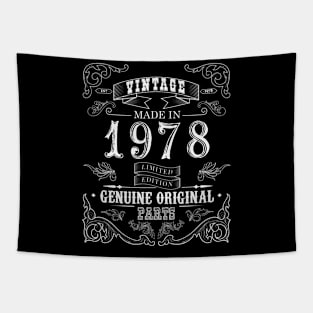 43 Year Old, Limited Edition | Vintage 1978 Birthday Gift Tapestry