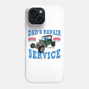 Dad's Repair Service Classic Car Hot Rod Novelty Gift Phone Case