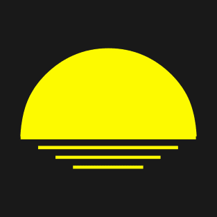 SIMPLE YELLOW SUNSET MINIMALIST T-Shirt