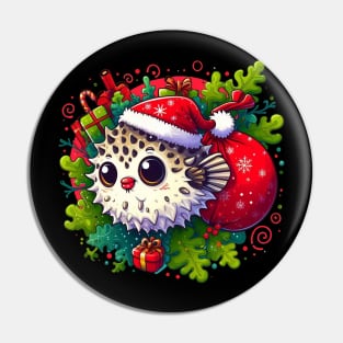 Puffer Christmas Pin