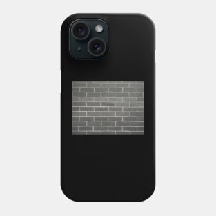 Brick Wall Black and White Photo Phone Case