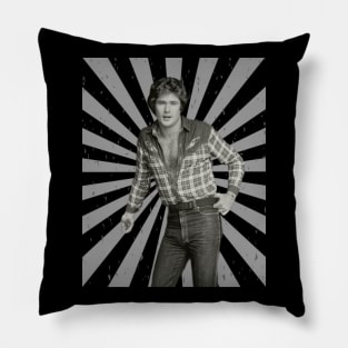 Retro Hasselhoff Pillow