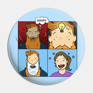 No Shave November Pin