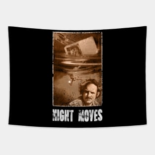 Noir Nostalgia Collection Moves T-Shirts, Echoes of Gene Hackman's Detective Legacy in Every Stitch Tapestry