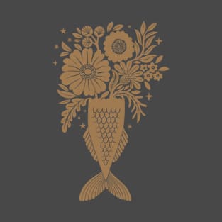 Boho Magical Botanical Fish T-Shirt