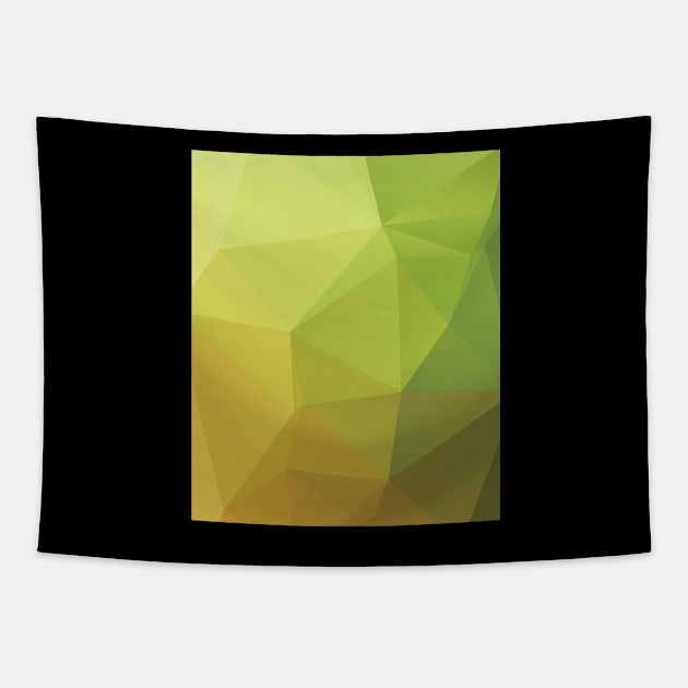 Geometric Light Green Tapestry by theofficialdb