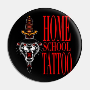 HomeSchoolTattoo Pantherhead & Dagger Pin