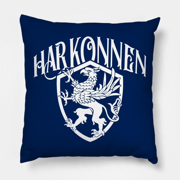 House Harkonnen v3 Pillow by VanHand