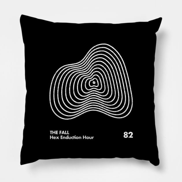 The Fall / Hex Enduction Hour / Minimal Graphic Design Tribute Pillow by saudade