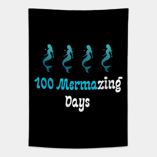 100 Mermazing Days Tapestry