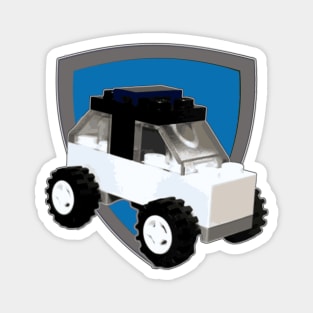 Brick Creations - Police Car Magnet