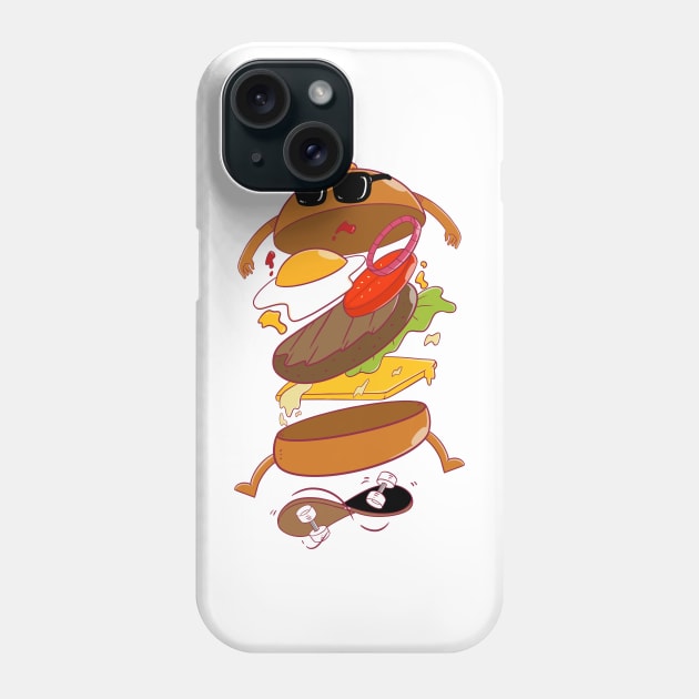 Rad Burger Phone Case by Artthree Studio