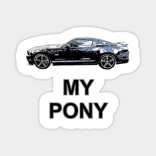 My Pony BLK50Pen Magnet