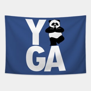 YOGA PANDA Tapestry