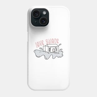 love galore spilled milk Phone Case