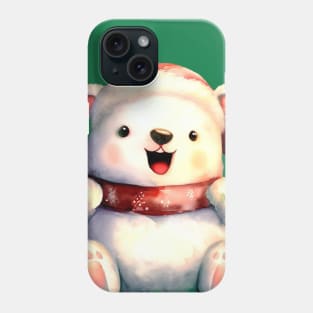 Little Cuties - Jolly Christmas Polar Bear Phone Case
