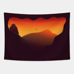 Sunset of Dreams Tapestry