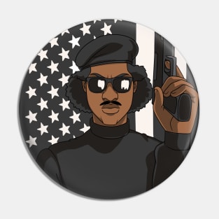 Black Panther Party Proud African American Pin