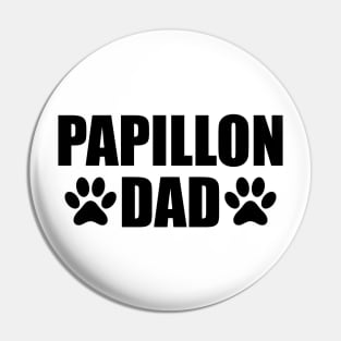 Papillon Dad Pin