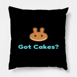 Funny Pancake Swap Crypto "Got Cakes?" Pillow