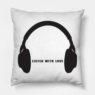 Listen with love Pillow