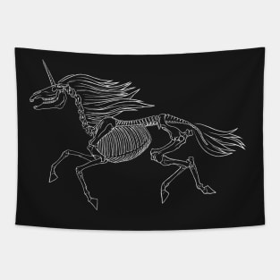 Unicorn Skeleton Tapestry