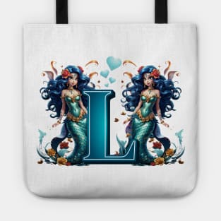 Mermaid Alphabet The Letter L Tote