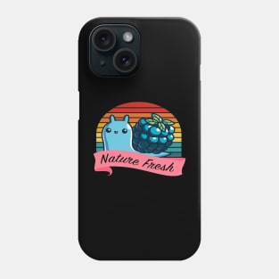 nature fresh  berries snail Phone Case