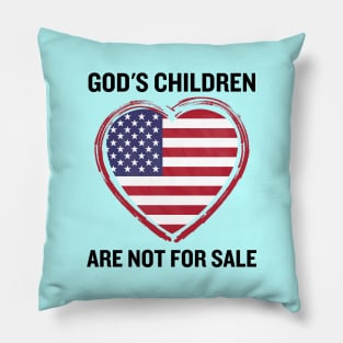 God's Children Are Not For Sale | Christian Pillow