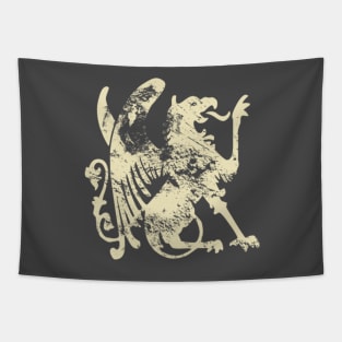 fashion vintage lion dragon Tapestry