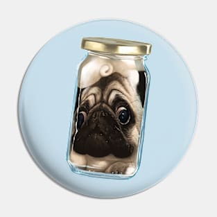 Fit In Pug Pin