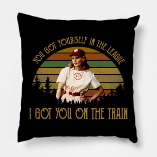 Graphic Vintage Sports Films Mens Womens Pillow