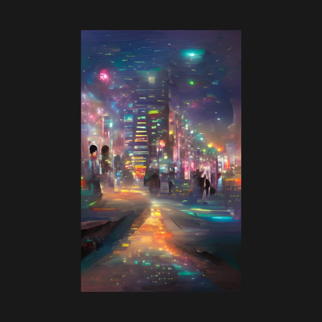 Tokyo Aesthetic: AI Generated Art Prints by aestheticand