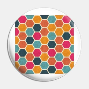 Unique Retro Pattern Pin