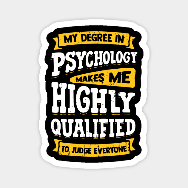 Psychology Psychologist Gift Magnet by Dolde08