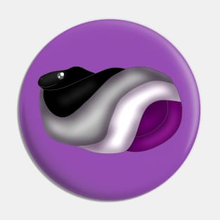 Asexual Snake Pin