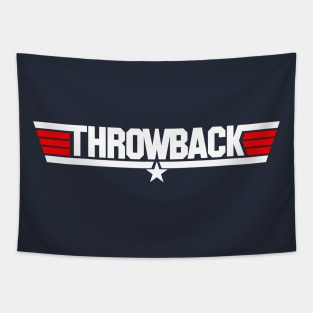 Throwback Thursday (Navy Pilot Movie - Blue) Tapestry