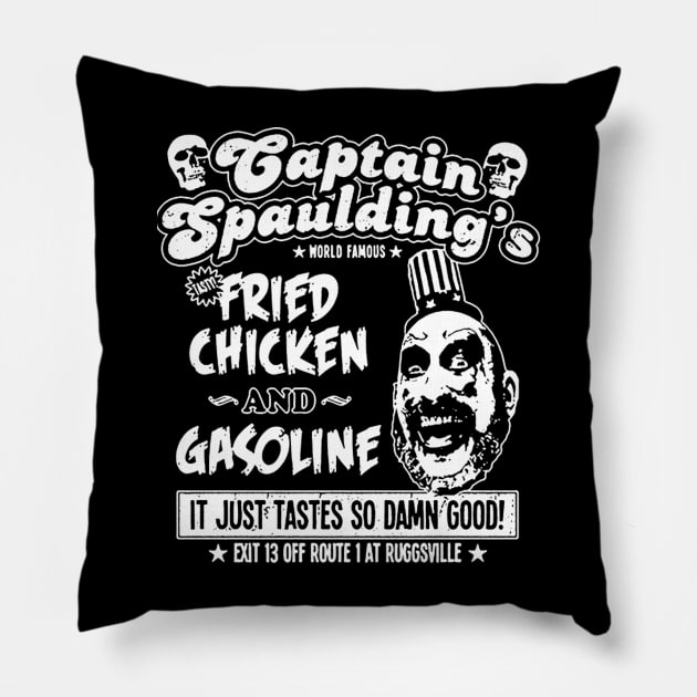 Got Murder Call Captain Spaulding! Pillow by Iron Astronaut