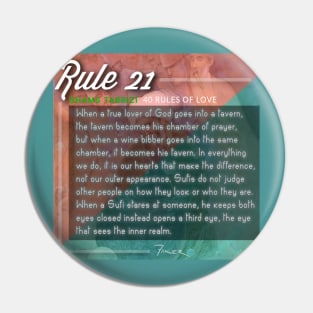 40 RULES OF LOVE - 21 Pin